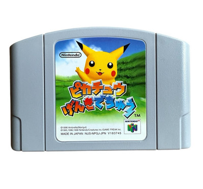 Pokémon Nintendo 64 Pokemon Lets Talk With Pikachu! 'PIKACHU Genkidechu' Japan