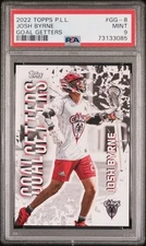 2022 Topps PLL Josh Byrne Goal Getters PSA 9 - Chaos, Bandits, Lacrosse