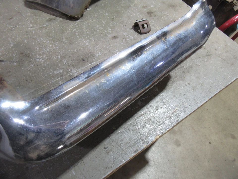 Chevrolet Impala Belair 1963 parachoques delantero cromo núcleo pieza final Biscayne PF Foto 4 de 4