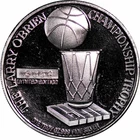 1992 Chicago Bulls World Champions 1oz .999 Fine Silver Coin
