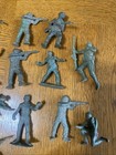LARGE Lot Of Vintage WWII ++ Marx, MPC & Timee Olive Green Army Men Hard Plastic — photo 2