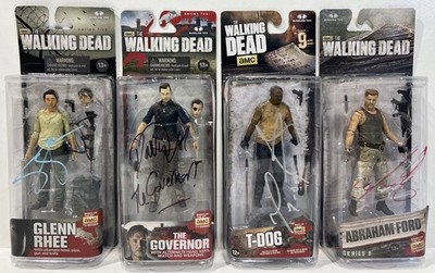 AMC／ The Walking Dead ✟バンジーウォーカー【中古開封品 】 The Walking Dead Signed The Governor Glenn Rhee T-Dog & Ford