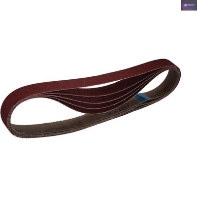 5er Pack Hochleistungsschleifbänder 80er Körnung, 25 x 762 mm für vielseitigen Einsatz