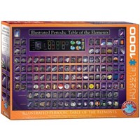 Illustriertes Periodensystem Der Elemente (Puzzle) | Spiel | 0628136602587