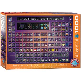 Illustriertes Periodensystem Der Elemente (Puzzle) | Spiel | 0628136602587-image