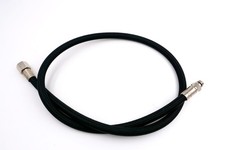 Wąż średniociśnieniowy Diveflex 100cm czarny wąż regulatora oddychania 3/8UNF AG 9/16UNF