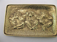 Peerage Brass Three Wise Monkeys PinTray