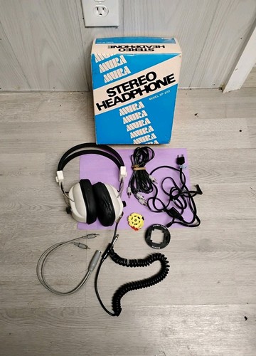 Vintage MURA Stereo Headphones Model SP-202, 1960s-70s,Works
