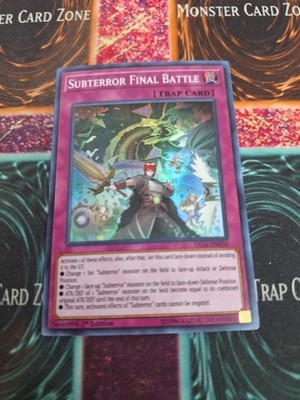 Yugioh Subterror Final Battle FIGA-EN050 Super Rare 1st Edition Near Mint