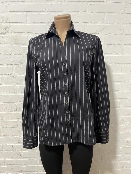 Women ETERNA Shirt Black Cotton M