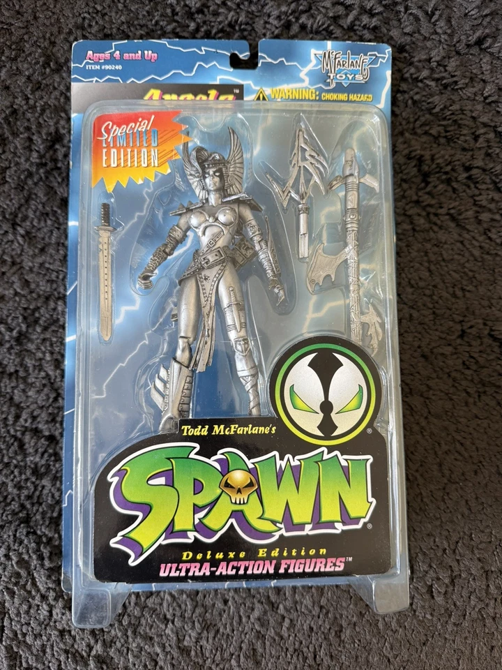 McFarlane Spawn Series 2 Angela Special Limited Silver Pewter Edition - Bild 1 von 1