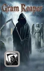 Gram Reaper 1g 999 Colorized Silver Bar in Gothic Themed Card GRIM REAPER SCARY