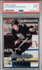 2005-06 Alex Ovechkin Fleer Ultra Rookie RC #252 PSA 9