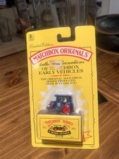 1991 Matchbox Originals Series Moko Lesney #1 Blue Road Roller, NIB