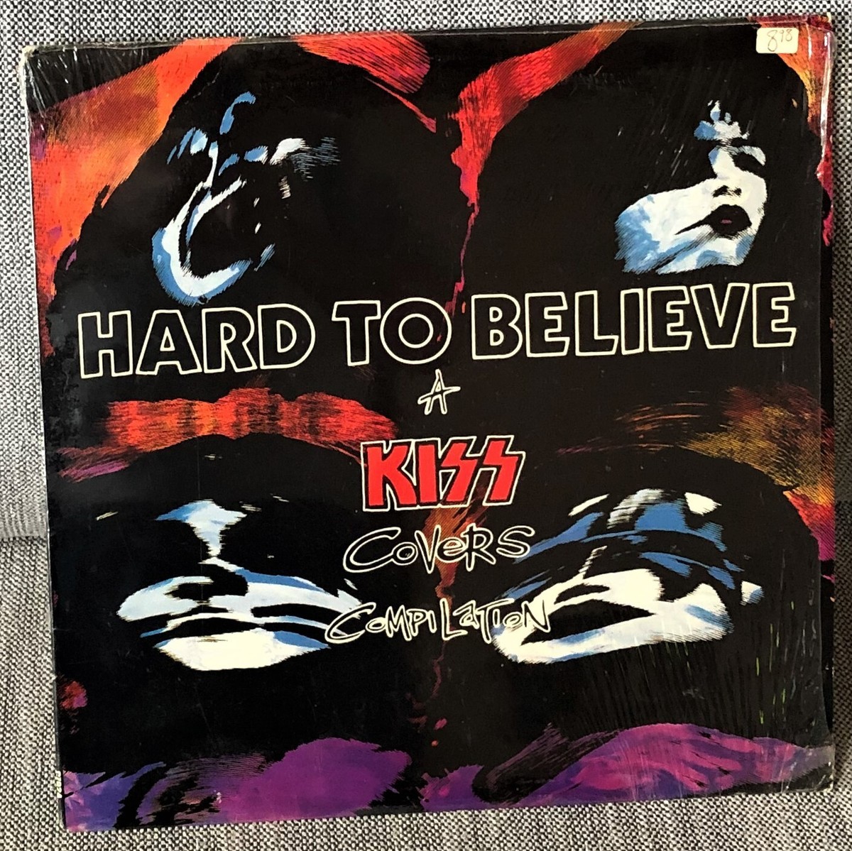 HARD TO BELIEVE KISS COVERS COMPILATION LP 1990 C/Z Records #CZ024 