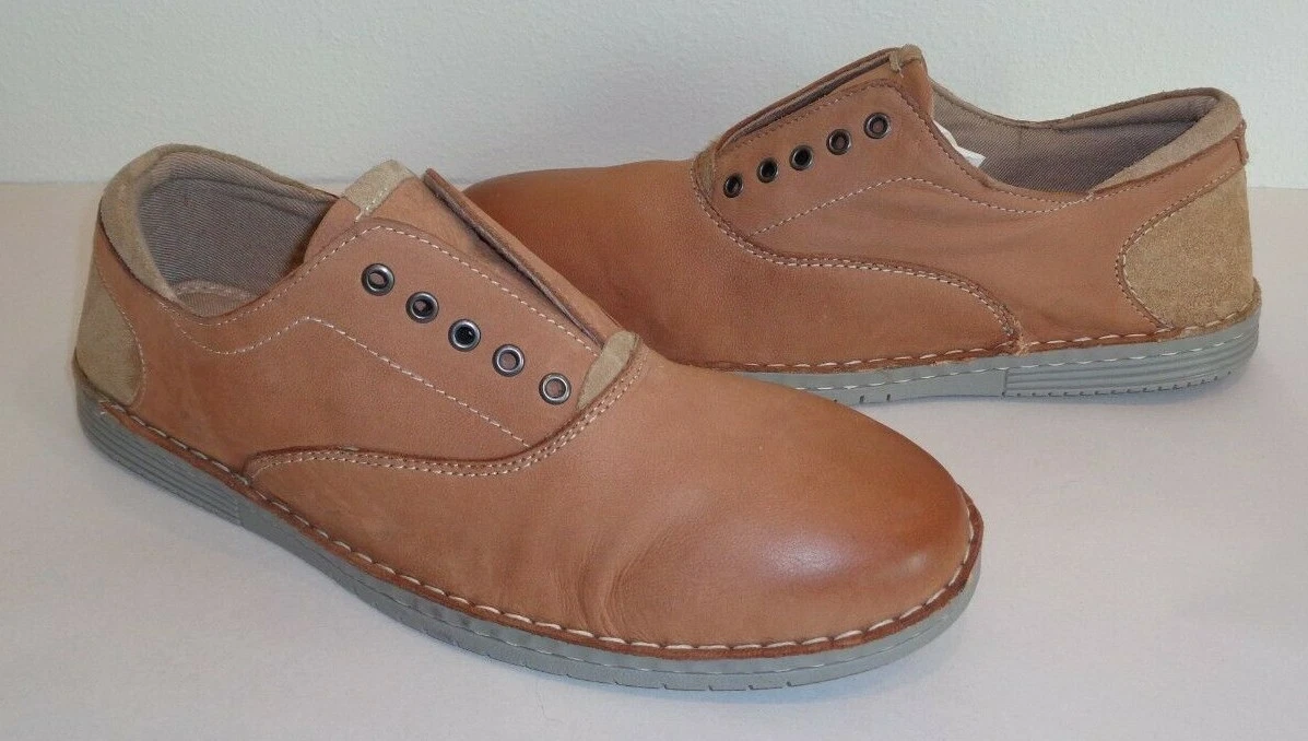 Steve Madden Size 12 ROTHMAN Tan Leather Slip On Oxfords Loafers