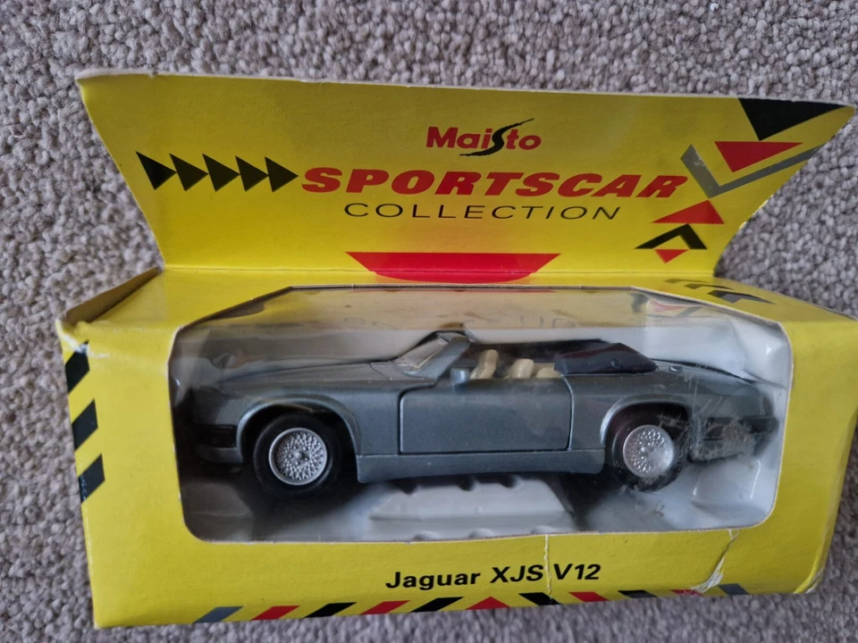 1/38 Shell Classic Sportwagen Sammlung - Jaguar Xjs V12 Silber Auto Verpackt - Bild 2 von 2