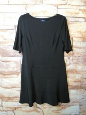 *Women’s Chaps Est. 1978 Knee Length Black  Dress Size L