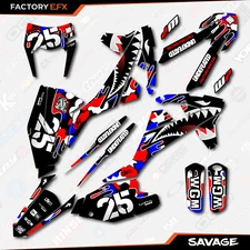 Red White Blue USA Savage Graphic Kit fit KTM 17-19 EXC EXCF XCW 200 250 300 450