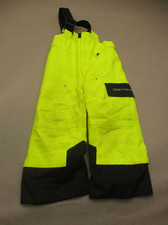 Obermeyer I-Grow Size 3T Kids Neon Nylon Insulated Suspenders Snow Pants 833