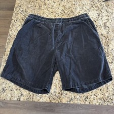Zeppelin Vintage 90s Grunge Corduroy Drawstring Waist Shorts Men's Size Large