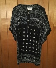 Vikki Vi California 14W Black & White Top & Skirt Dress Set Outfit Made in USA