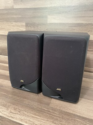 JVC SP-MXS2BK Vintage Stereo Bookshelf Speakers, ohm, 30