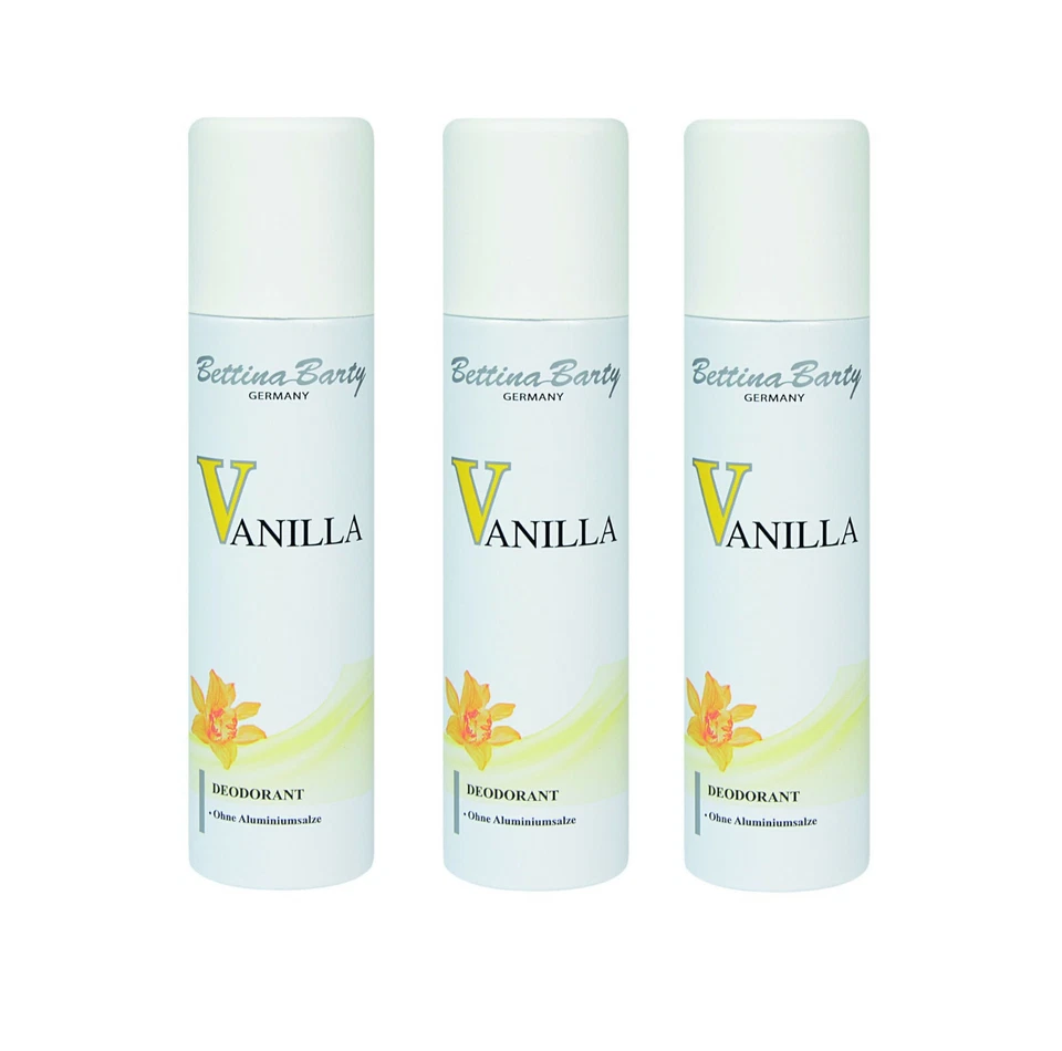 Bettina Barty Vanilla Deodorant 3 x 150 ml OVP