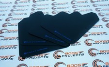 Rally Armor Black Universal Basic Mud Flap Wblue Logo Set Of 4 Mf12-bas-bl