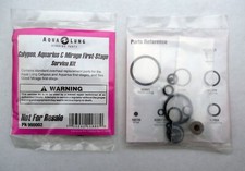 AQUA LUNG CALYPSO, AQUARIUS  MIRAGE FIRST-STAGE SERVICE KIT - NEW OLD STOCK 