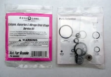 AQUA LUNG CALYPSO, AQUARIUS & MIRAGE FIRST-STAGE SERVICE KIT - NEW OLD STOCK!