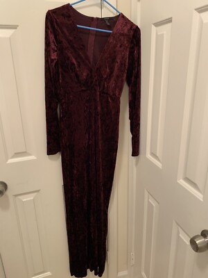 burgundy dress from forever 21 Cutout Cami Maxi Dress in Red-swatch