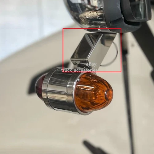 Universal Angled Mirror Bracket Stud-mount light- LIGHT NOT INCLUDED (SET/2)