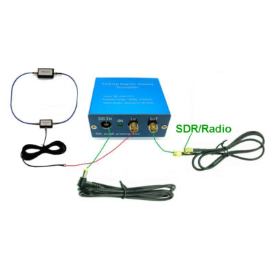 YouLoop Magnetic Loop Antenna Low Loss Broadband BALUN + Preamplifier Amplifier