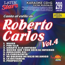Karaoke Latin Stars 299 Roberto Carlos Vol.4