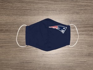 New England Patriots Face Mask Handmade Adult Face Covering Nose Wire Elastic Ebay