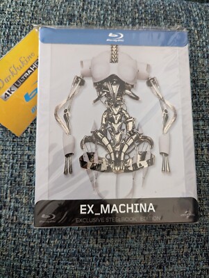 Ex Machina Steelbook Blu Ray 1. Auflage Italienisch Selten!!! Neuwertig 