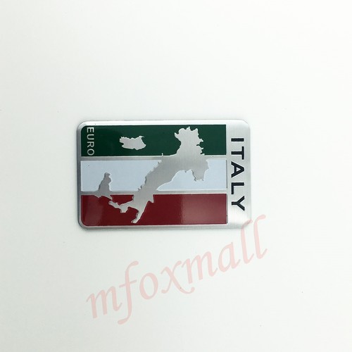 Auto Truck Parts Trim 3D Decal Sticker Italy Italia IT Flag Logo Badge Emblem - Picture 5 of 7
