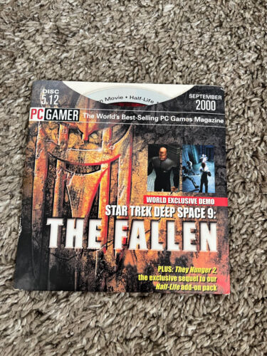 PC Gamer Demo Disc 5.12 September 2000 PC CD Star Trek DS9: The Fallen - Afbeelding 1 van 2