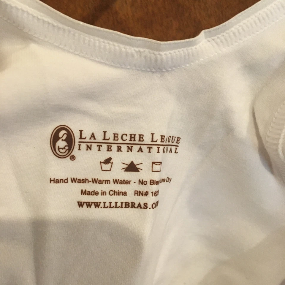 Sujetador de lactancia para mujer, La Leche LEAGUE, blanco, 4150, TALLA GRANDE B100 Foto 3 de 4