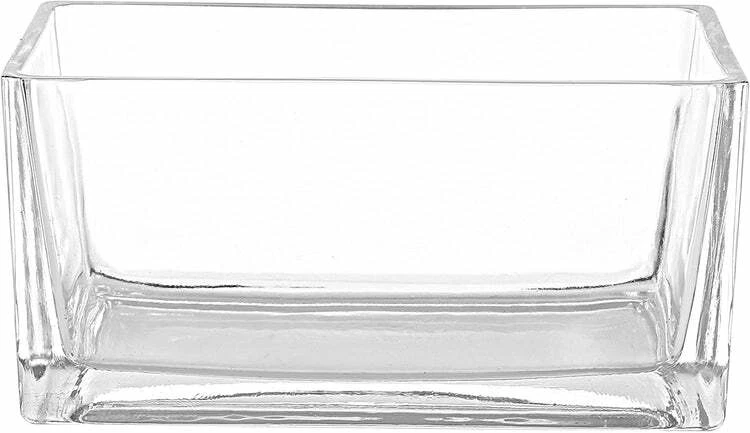 Rectangular Glass Vase, Trough Planter, Tabletop Terrarium for green atmospheres - Image 3 of 4