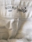 Absodeitly Custom 12P Riders By Lee Indigo Straight White Jeans Womens — photo 2