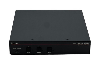 Extron SW2 VGA/Ars Series VGA and Stereo Audio Switcher with Power Cable