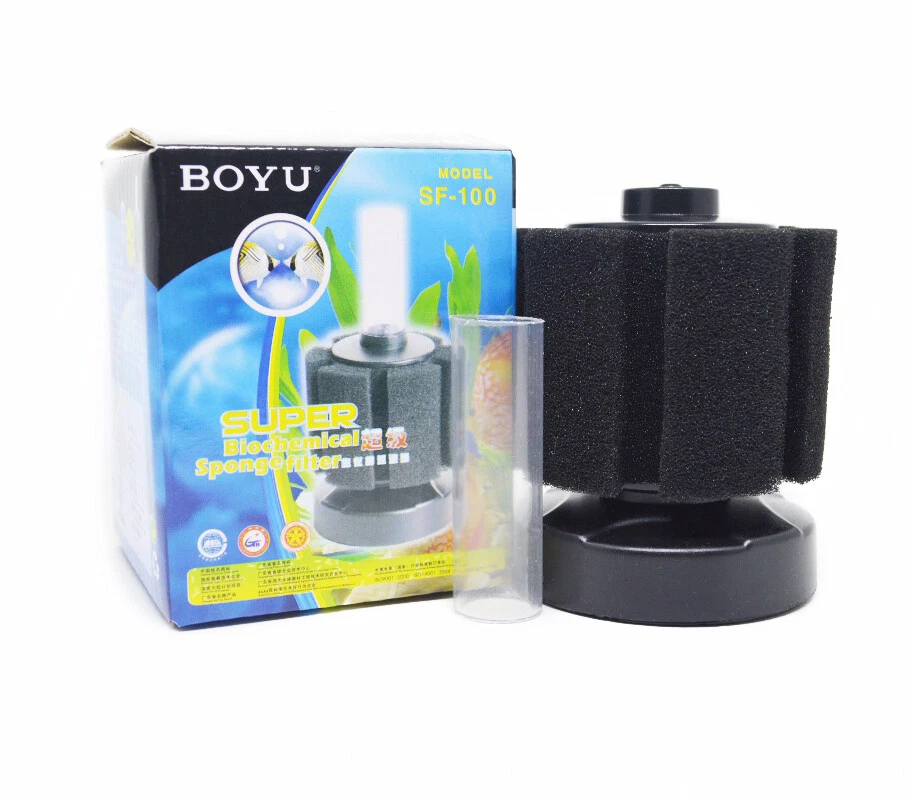 FILTRO DE ESPONJA BOYU SF-100 AGUA AIRE ACUARIOS CRIA CUARENTENA GAMBARIO - Imagen 1 de 1