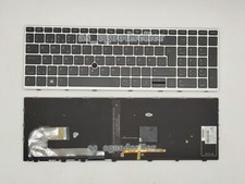 for HP Elitebook 850 G5, 755 G5, ZBook 15u G5 Keyboard Nordic Swedish BACKLIT