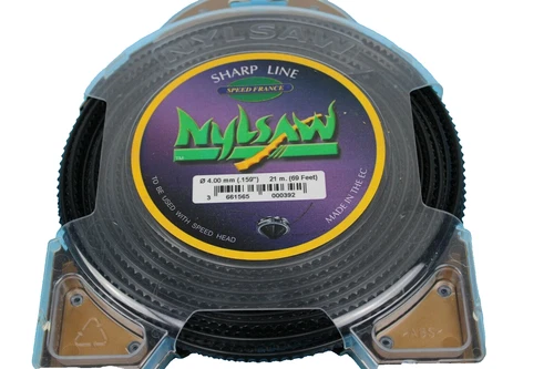 NYLSAW Brush Cutting Thread 4.0mm x 21 Metres Square Sawtooth Trimmer Brushcutter