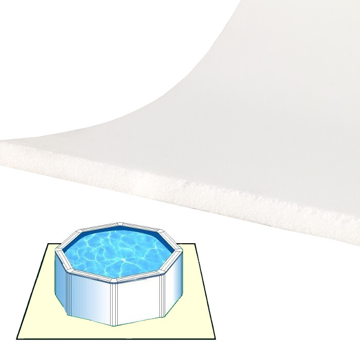 Tappeto materassino morbido da fondo 9 x 4 m per piscina fuoriterra
