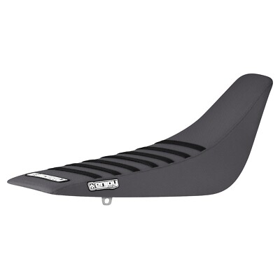 2020-2024 Kawasaki KLX 230 gripper seat cover  all GREY with BLACK ribs #371