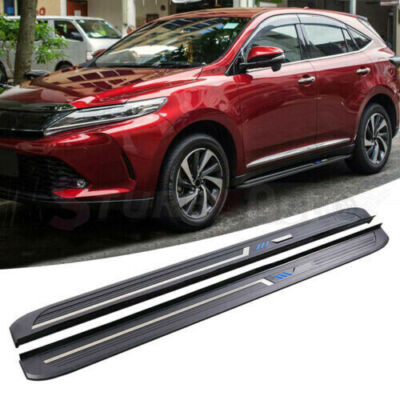 2Pcs Fits for Harrier 2013-2019 Fixed Running Board Nerf Bar Side Steps
