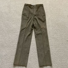 Vintage Orvis Corduroy Pants 1960s Straight Leg Dark Green 32 x 36 FLAWS NWT
